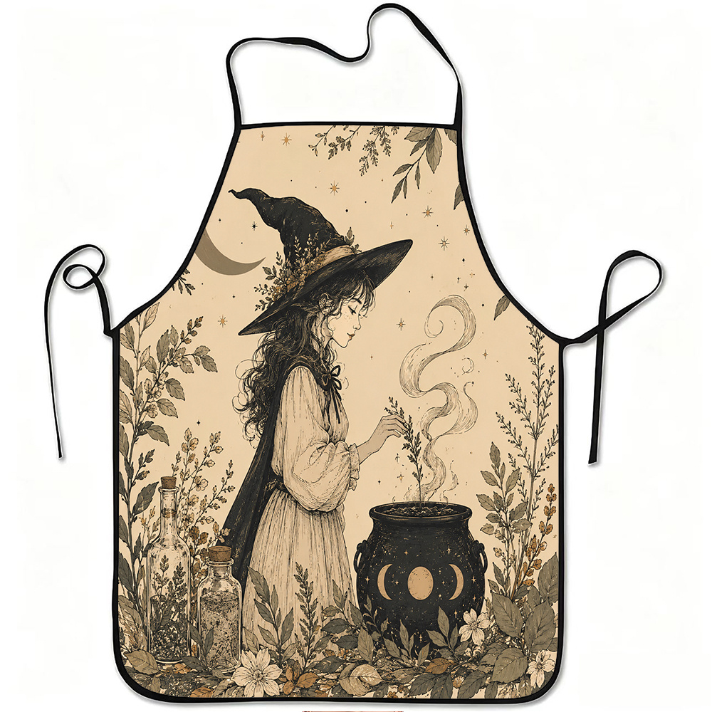 Kitchen Witch Baking - Mutfak önlükleri. Mutfak ve fırıncılık için