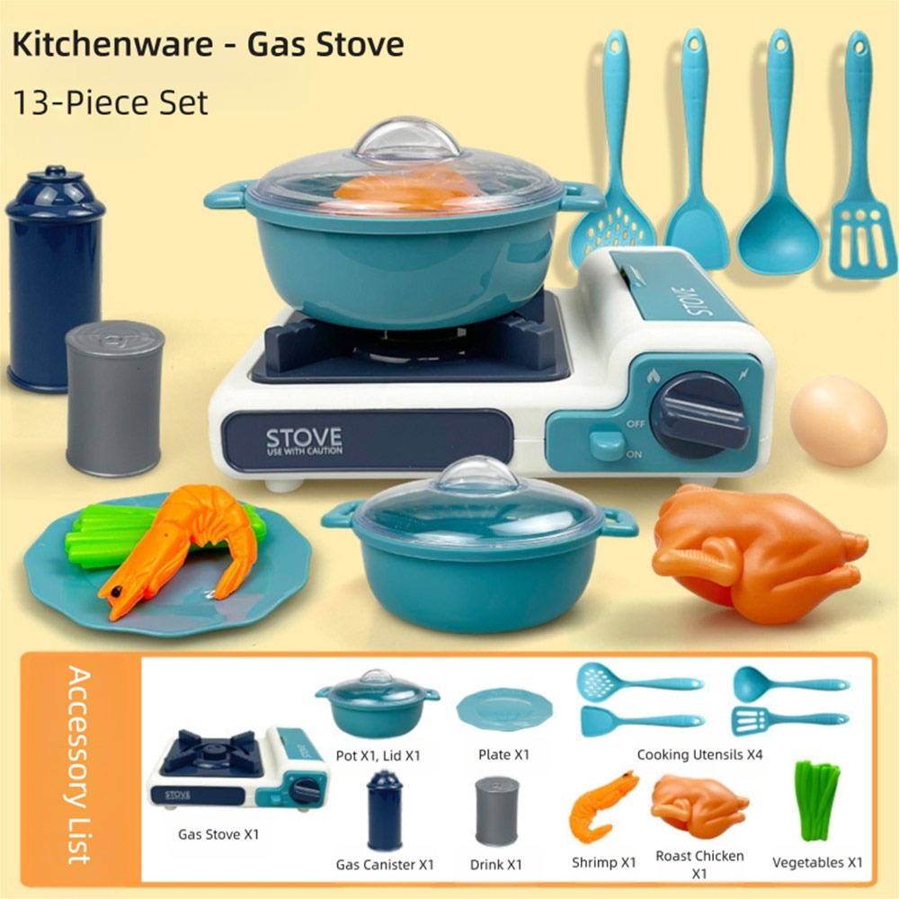 Kitchen Kids Baking Set - Komik Çok Renkli Mutfak Oyun Seti