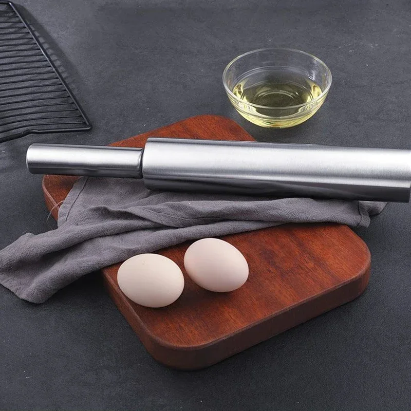 Kitchen Roller Baking - Ev Tipi Paslanmaz Çelik Oklava, Erişte
