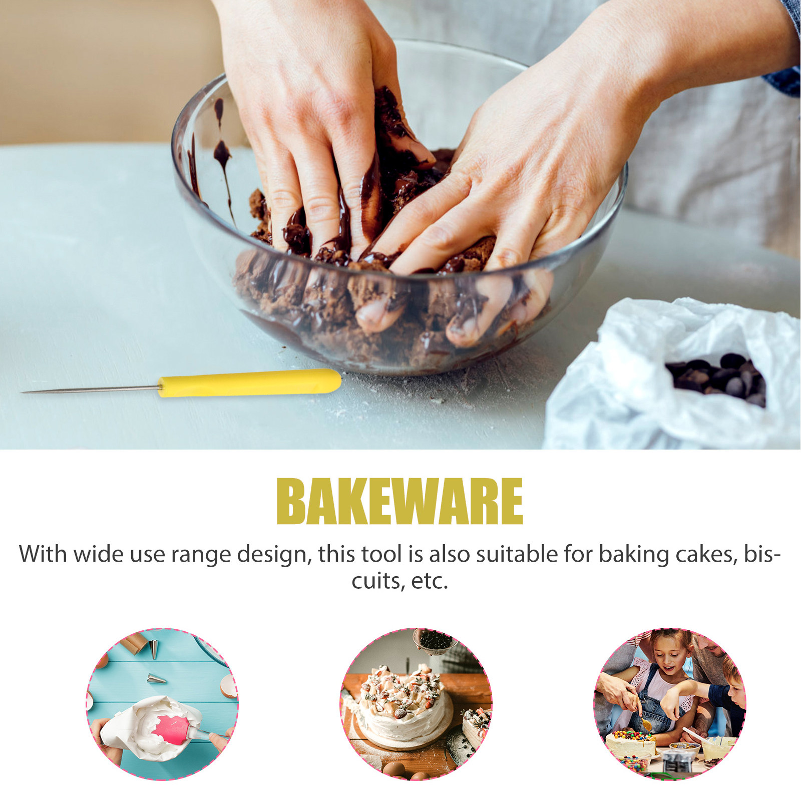4 Adet Şeker Karıştırma İğnesi - Baking Kitchen Set incelemesi ve fiyatı