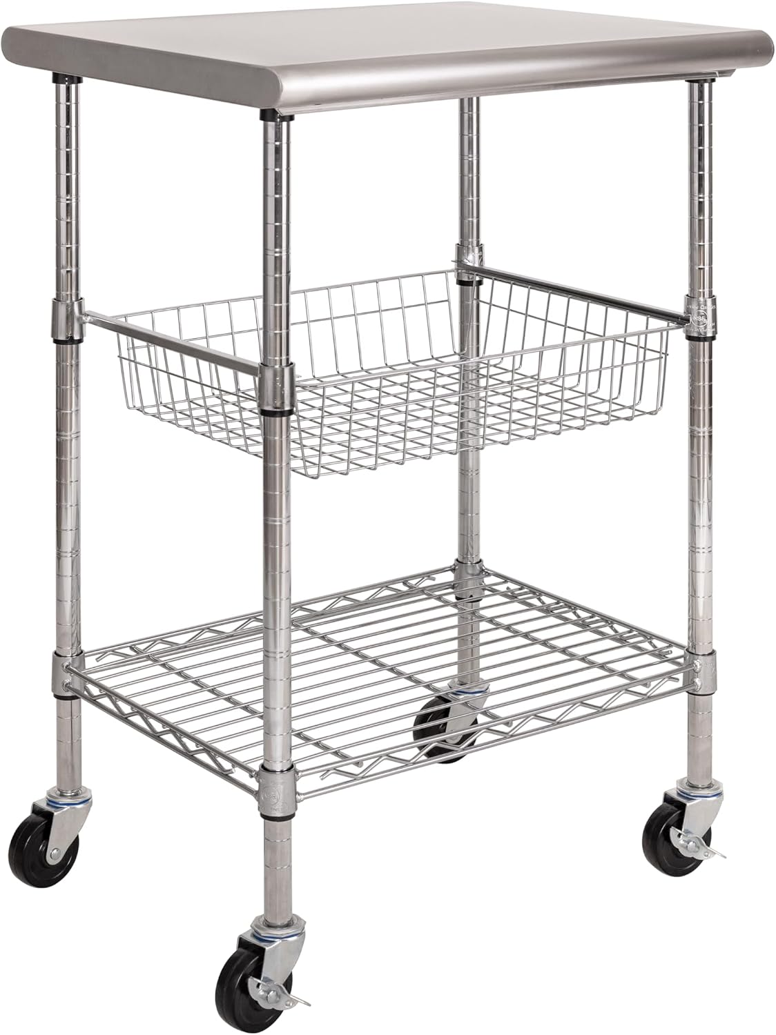 Paslanmaz Çelik Ticari Hazırlı - Kitchen Baking Cart incelemesi ve fiyatı