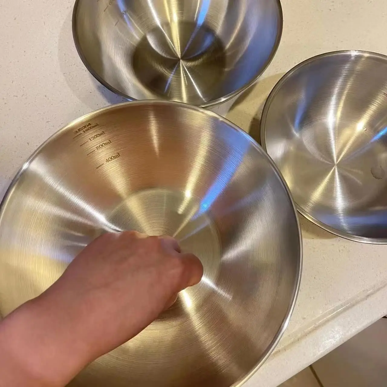 1-3 Paslanmaz Çelik Kase Seti, - Baking Kitchen Set incelemesi ve fiyatı