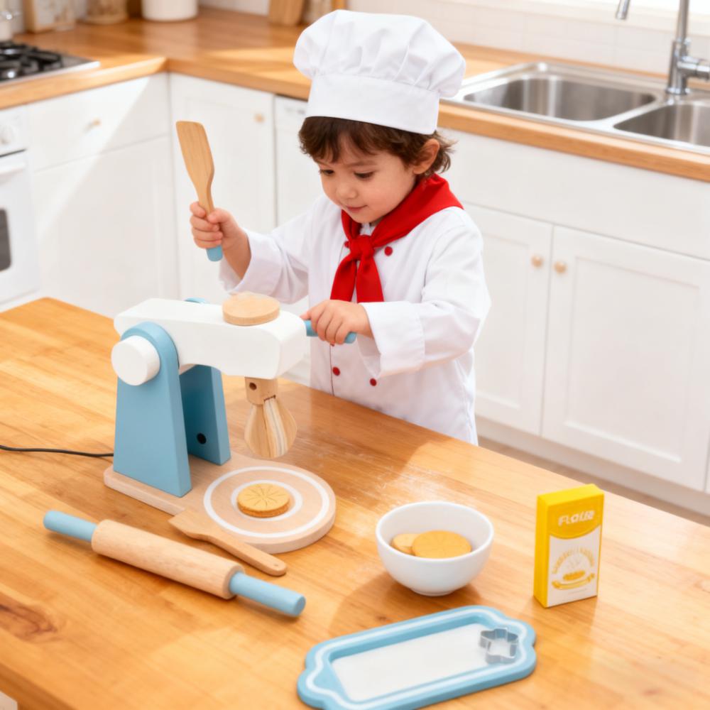 Ahşap Taklit Mutfak Oyun Seti  - Kitchen Kids Baking Set incelemesi ve fiyatı