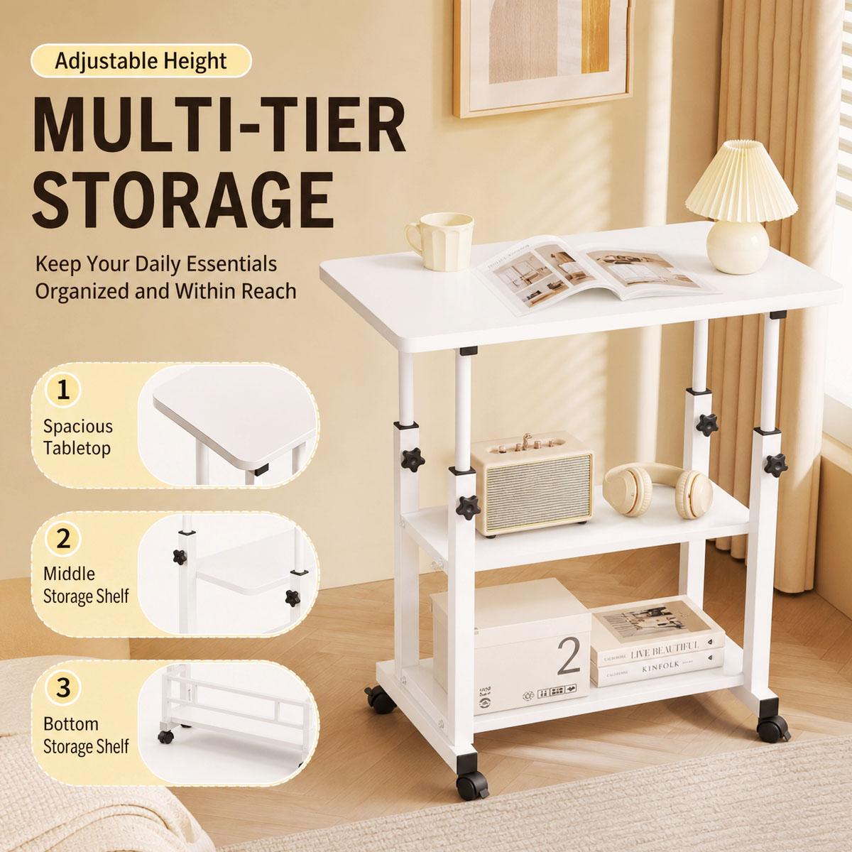 3 Katlı, Yüksekliği Ayarlanabi - Kitchen Baking Cart incelemesi ve fiyatı